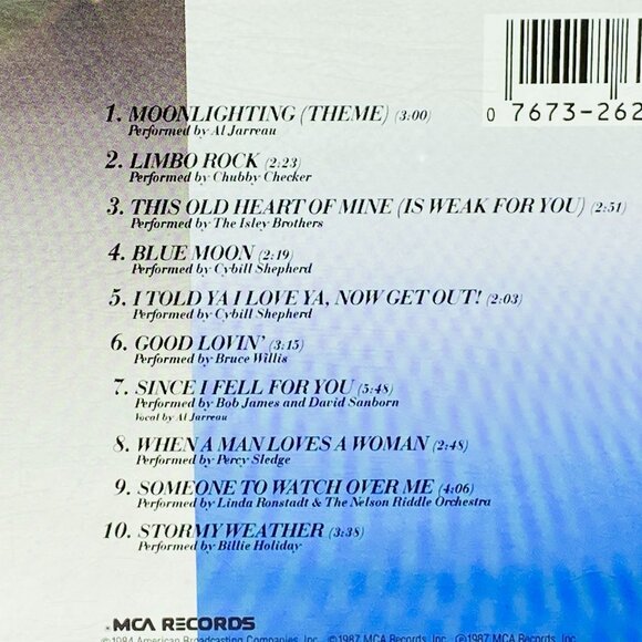 Moonlighting TV Soundtrack CD MCA Records 1987 MCAD-6214 - Picture 5 of 6